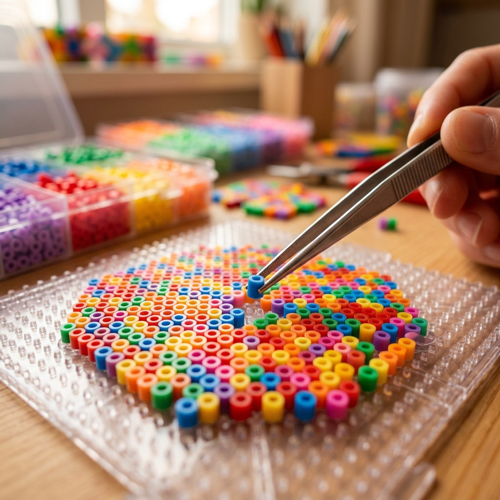 拼豆(Perler Beads)展示图